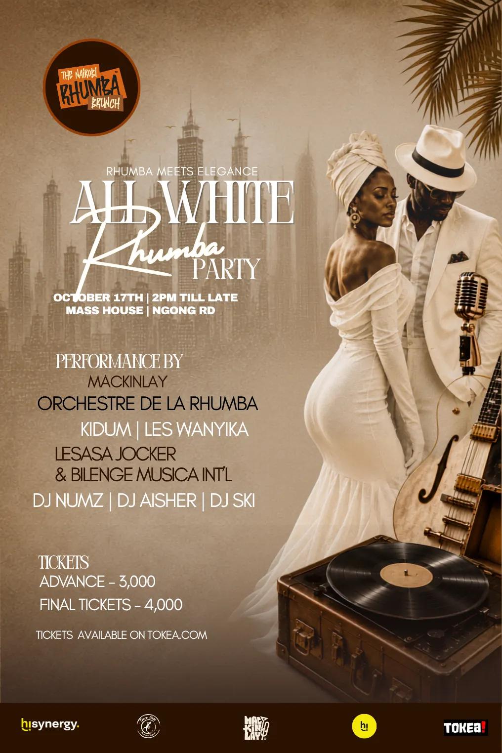 The Nairobi Rhumba Brunch All White Party