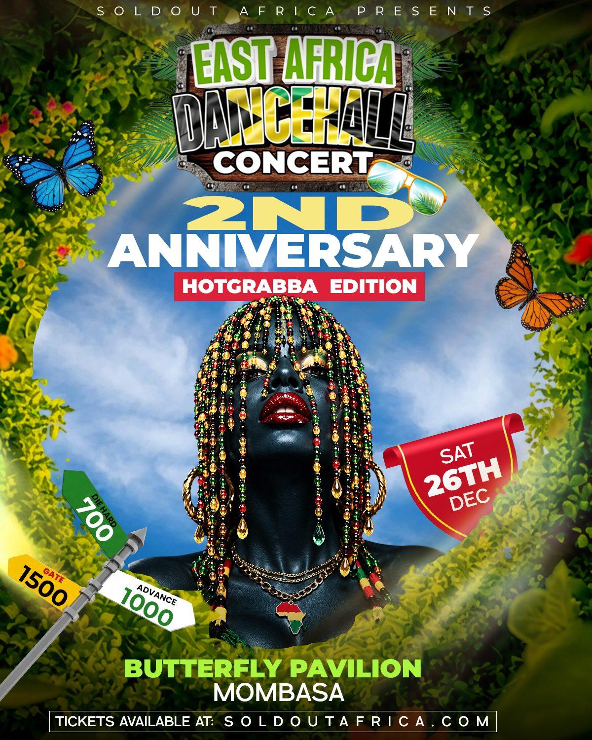 East africa Dancehall concert 2nd Anniversary
